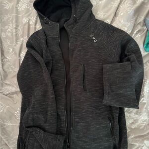 Constantly Varied Gear Black Heather Zip Up Hoodie/Jacket